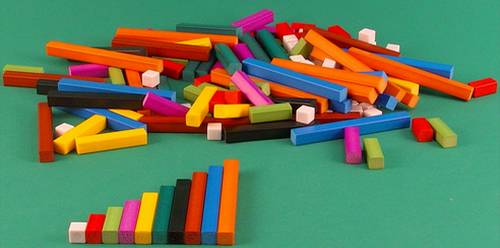 réglettes cuisenaire en vrac